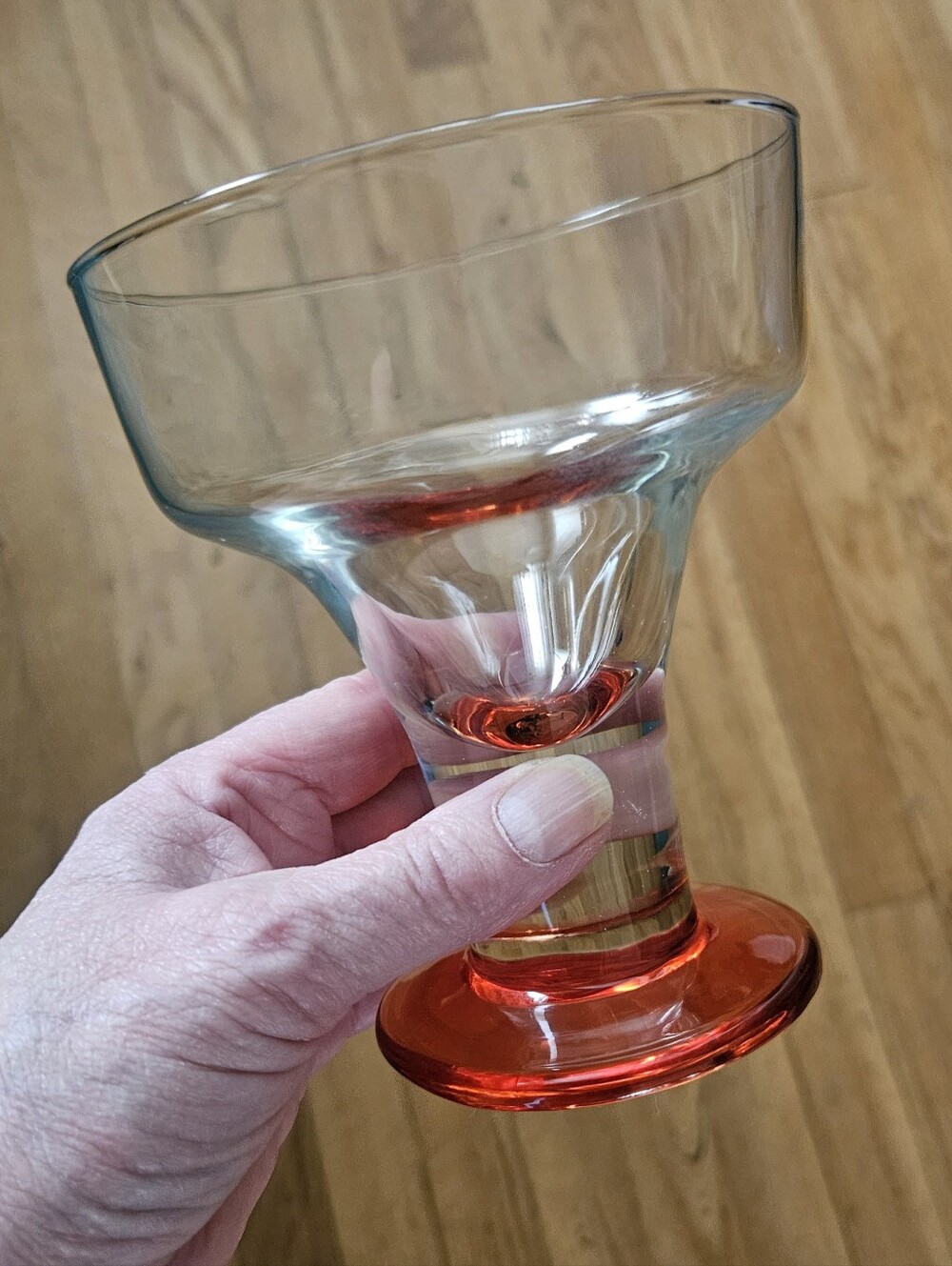 *Libbey Catalina Vintage Margarita Glasses, Thick Stemmed. Set Of 6 - Picture 3 of 6